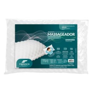 Travesseiro Massageador Home Style 65cm x 42cm - Conforto e Relaxamento