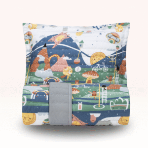 Jogo de Colcha Infantil Solteiro Altenburg Color Universe - Malha Fio Penteado 100% Algodão